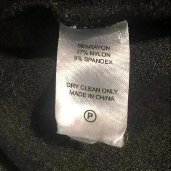 Soshow Womens Large Gray Ponte Knit Jegging Pants Stretch - Picture 3 of 5